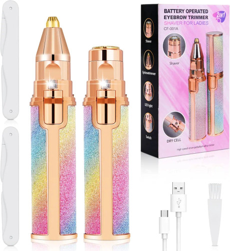شیور ماتیکی اکلیلی شارژی زنانه صورت و بدن دوکاره BLAWELESS مدل CF-001