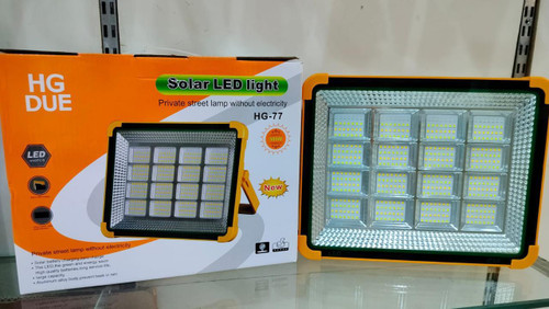 پروژکتور سیار خورشیدی و پاوربانک برند HGDUB مدل HG-77""فروش عمده" "