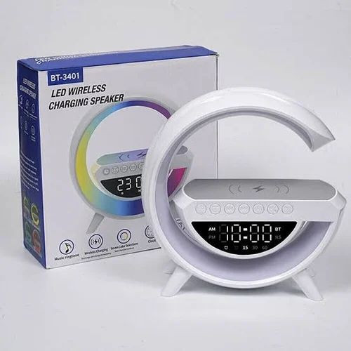 خرید و قیمت اسپیکر ساعت دار بلوتوثی شارژ وایرلس طرح جی G مدل BT-3401