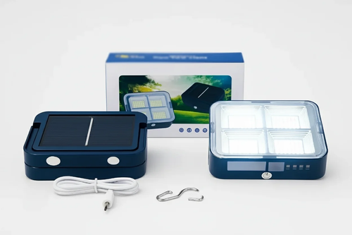 قیمت و خرید پروژکتور خورشیدی شارژی پاوربانک SOLAR LED LIGHT IP66-ED-32589( پخش عمده)